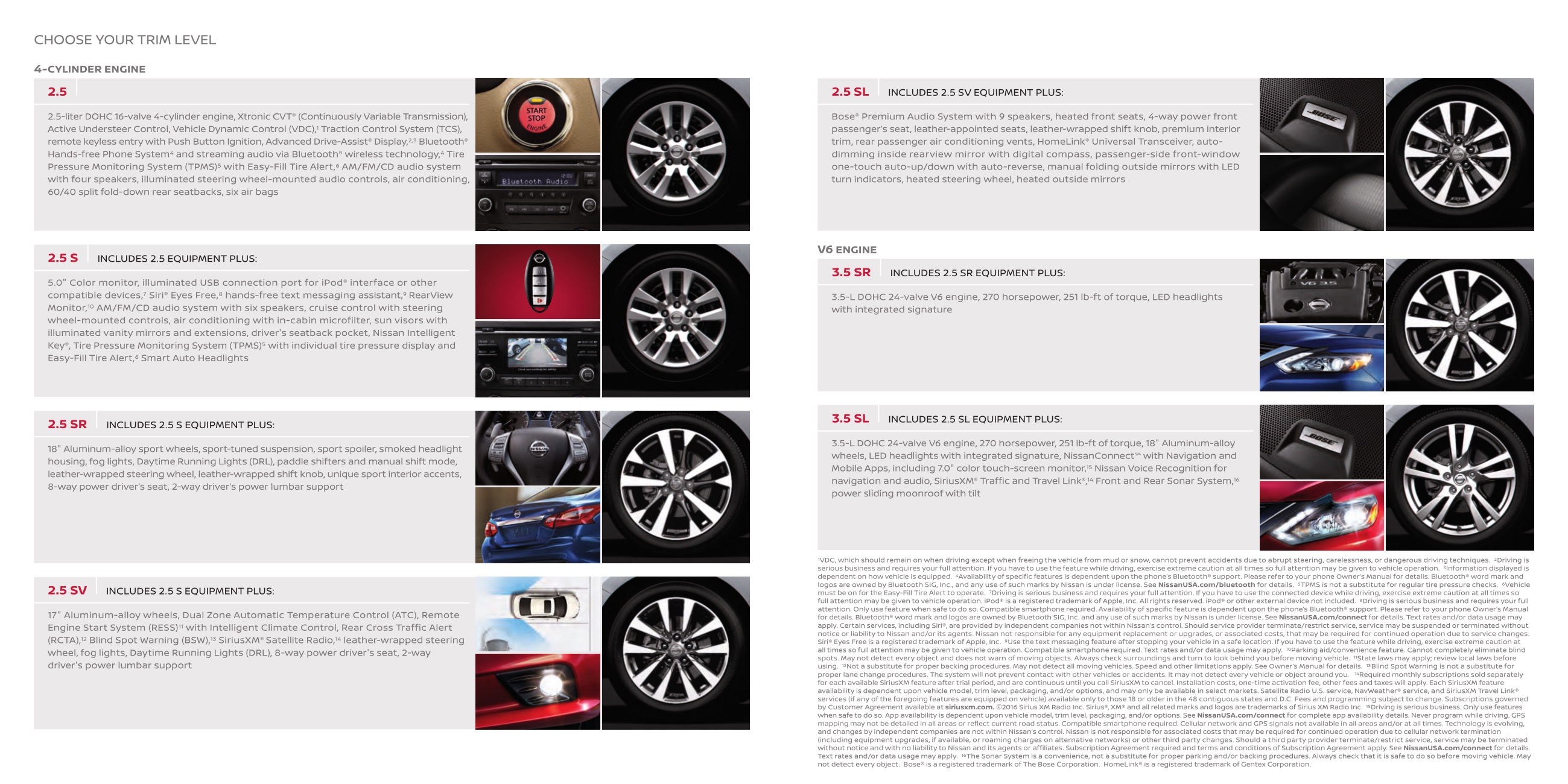 2017 Nissan Altima Brochure Page 3